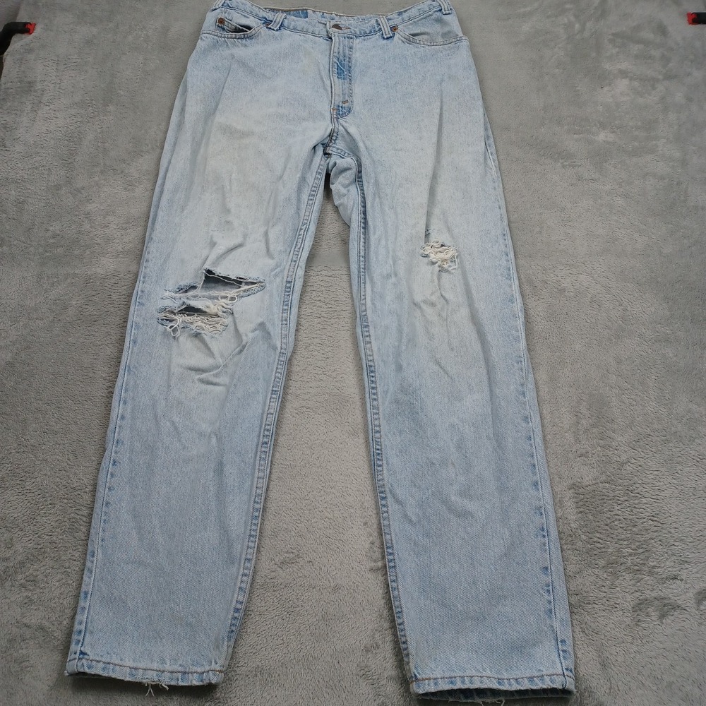 Vintage Levis 560 Jeans Mens 34x32 Blue Denim Loose Fit Straight 90s USA